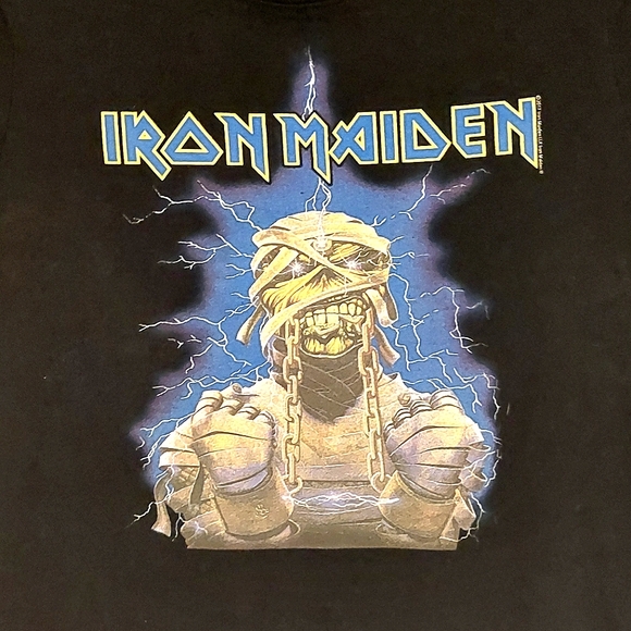Iron Maiden H&M Women's Black Short Sleeved Graphic T-shirt Mini Dress E… - Picture 4 of 7
